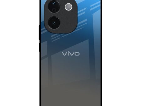 Blue Grey Ombre Glass Case for Vivo T3 Pro 5G For Discount