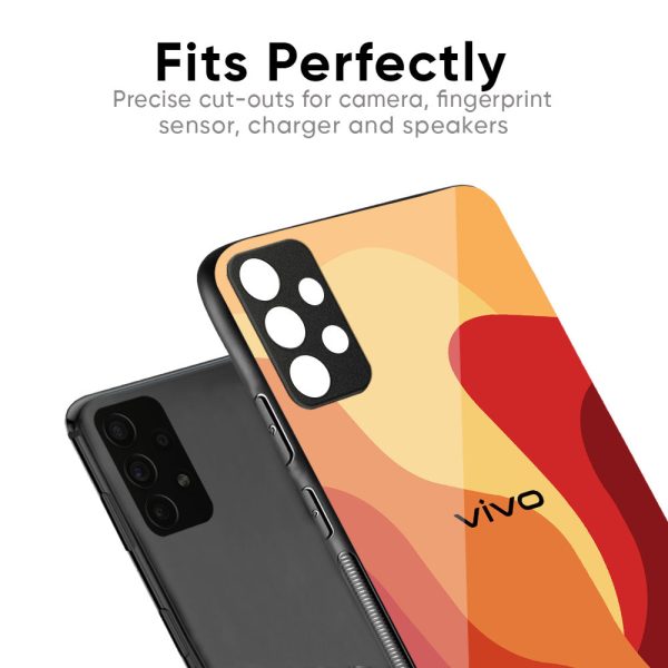 Magma Color Pattern Glass Case for Vivo T3 Pro 5G Supply