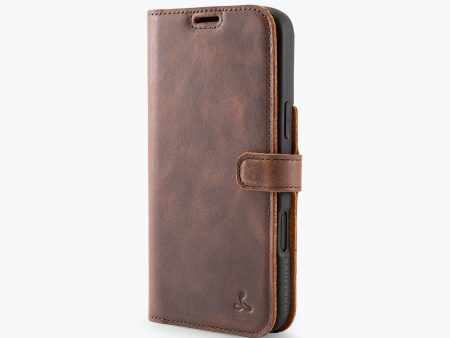 Apple iPhone 16 Pro Max - Vintage Leather Wallet on Sale