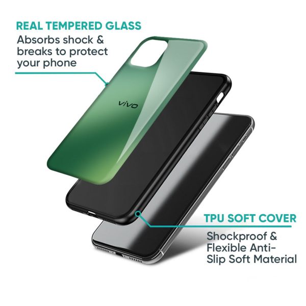 Green Grunge Texture Glass Case for Vivo X200 Pro 5G Sale