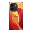 Magma Color Pattern Glass Case for Vivo T3 Pro 5G Supply