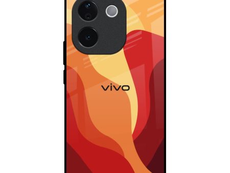 Magma Color Pattern Glass Case for Vivo T3 Pro 5G Supply