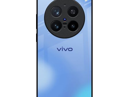 Vibrant Blue Texture Glass Case for Vivo X200 Pro 5G For Sale