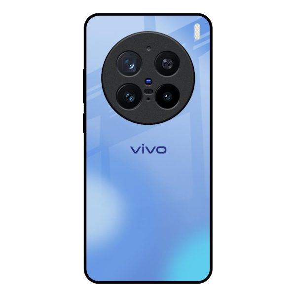 Vibrant Blue Texture Glass Case for Vivo X200 Pro 5G For Sale