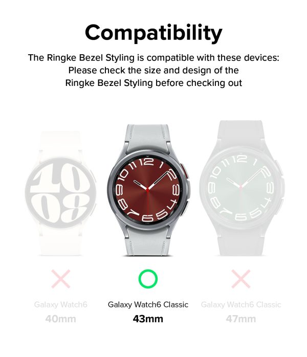 Galaxy Watch 6 Classic 43mm | Premium Bezel Styling Fashion