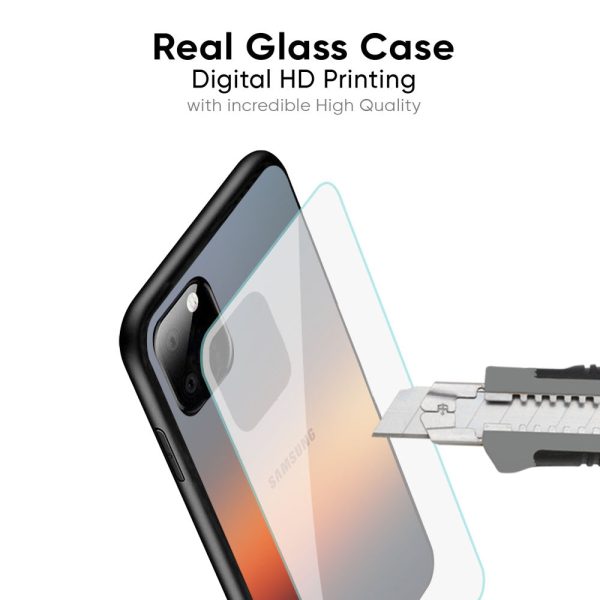 Aesthetic Orange Glass Case for Samsung Galaxy A56 5G Online Hot Sale