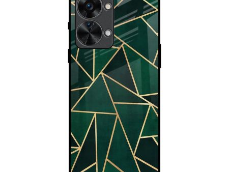 Abstract Green Glass Case For OnePlus Nord 2T 5G Discount