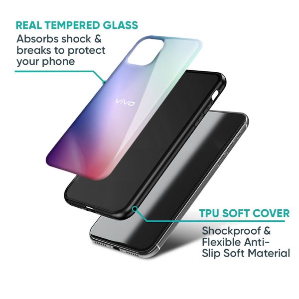 Abstract Holographic Glass Case for Vivo X200 5G For Sale