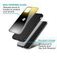 Yellow Shadow Glass Case for Motorola Edge 50 5G Fashion