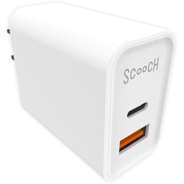 JuicePlug - 20W Fast Charger with USB-A and USB-C Ports Supply