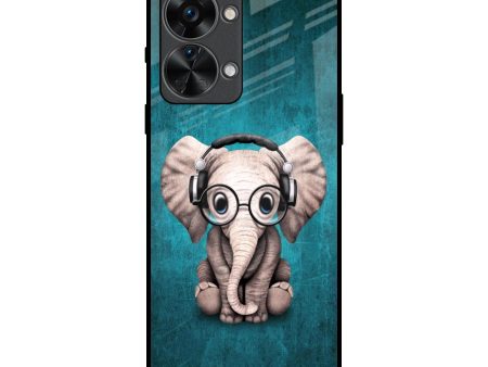 Adorable Baby Elephant Glass Case For OnePlus Nord 2T 5G Cheap